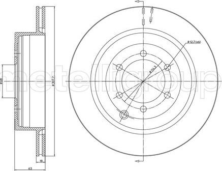 Fri.Tech. BD1423 - Kočioni disk www.molydon.hr