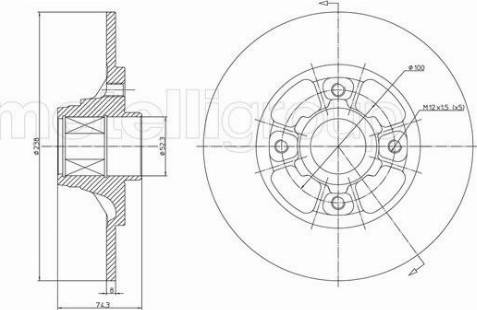 Fri.Tech. BD1591 - Kočioni disk www.molydon.hr