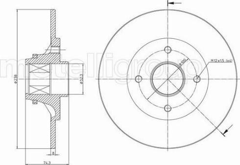 Fri.Tech. BD1592 - Kočioni disk www.molydon.hr