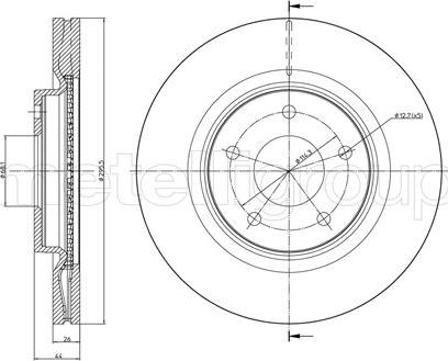 Fri.Tech. BD1553 - Kočioni disk www.molydon.hr