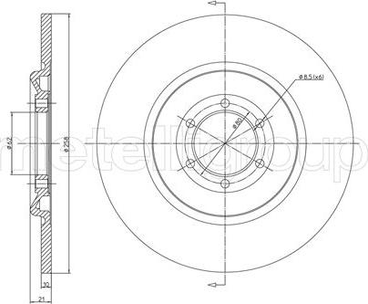 Fri.Tech. BD1588 - Kočioni disk www.molydon.hr