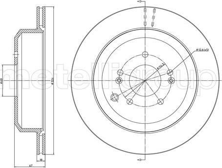 Fri.Tech. BD1534 - Kočioni disk www.molydon.hr