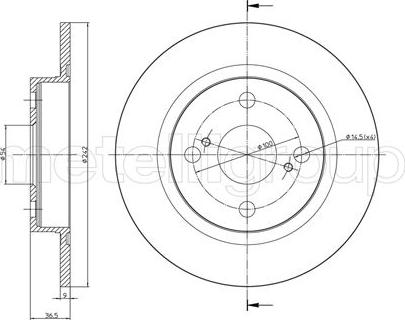 Fri.Tech. BD1603 - Kočioni disk www.molydon.hr