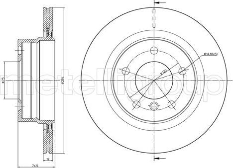 Fri.Tech. BD1611 - Kočioni disk www.molydon.hr