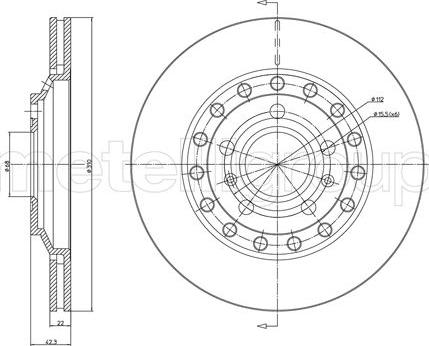 Fri.Tech. BD1684 - Kočioni disk www.molydon.hr