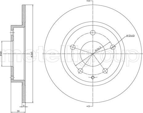 Fri.Tech. BD1683 - Kočioni disk www.molydon.hr