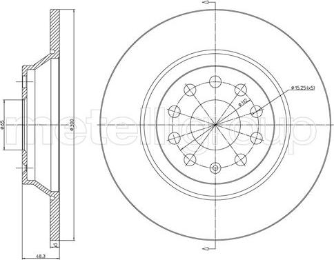 Febi Bilstein 104496 - Kočioni disk www.molydon.hr