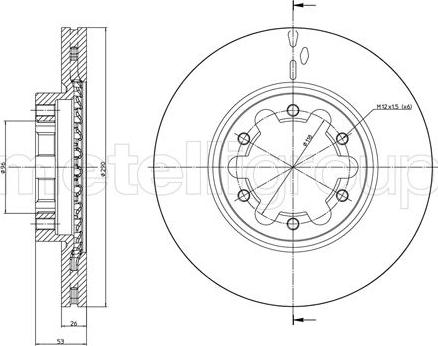 Fri.Tech. BD1630 - Kočioni disk www.molydon.hr