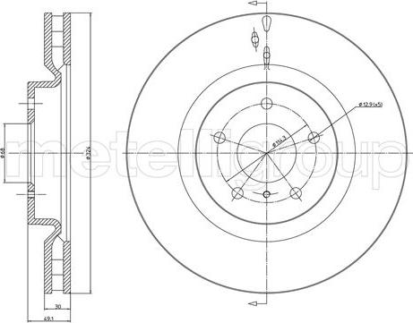 Fri.Tech. BD1628 - Kočioni disk www.molydon.hr