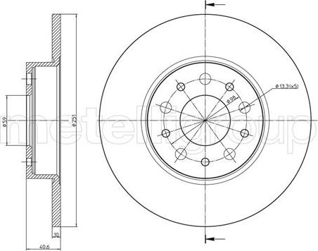 Fri.Tech. BD1674 - Kočioni disk www.molydon.hr