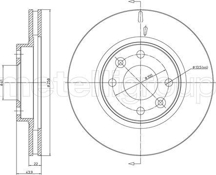 Fri.Tech. BD1677 - Kočioni disk www.molydon.hr