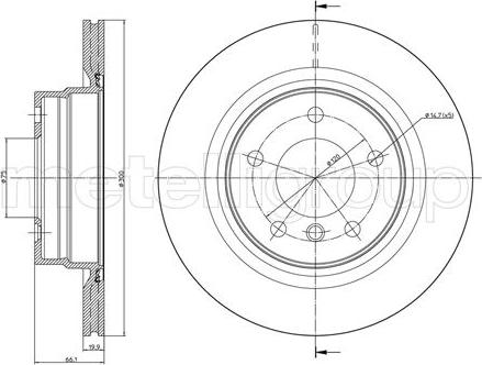 Fri.Tech. BD1095 - Kočioni disk www.molydon.hr