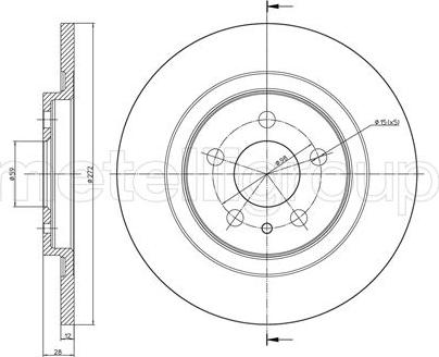 Fri.Tech. BD1098 - Kočioni disk www.molydon.hr