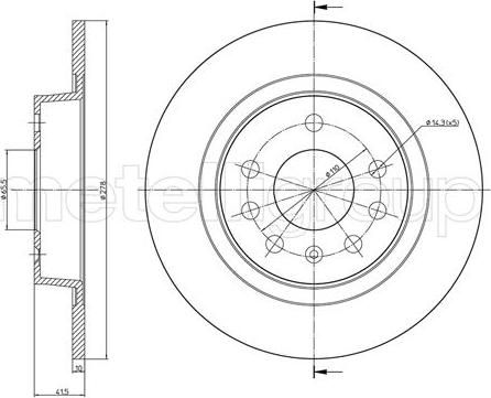 BENDIX 562581BC - Kočioni disk www.molydon.hr