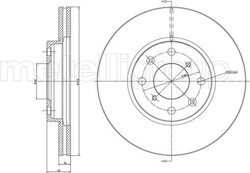 Fri.Tech. BD1062 - Kočioni disk www.molydon.hr