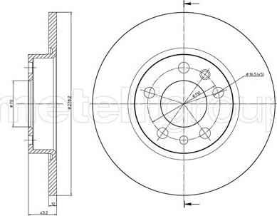 Fri.Tech. BD1089 - Kočioni disk www.molydon.hr