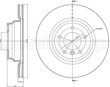 Fri.Tech. BD1074 - Kočioni disk www.molydon.hr