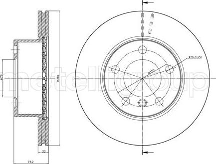 Fri.Tech. BD1071 - Kočioni disk www.molydon.hr