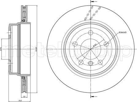 Fri.Tech. BD1078 - Kočioni disk www.molydon.hr