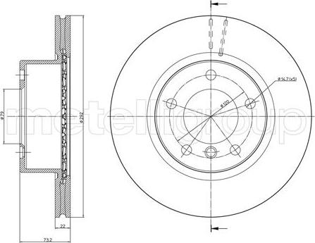 Fri.Tech. BD1072 - Kočioni disk www.molydon.hr