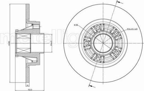 Fri.Tech. BD1141 - Kočioni disk www.molydon.hr