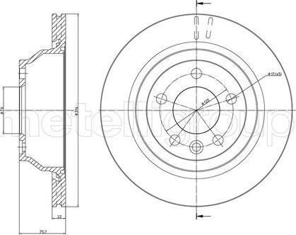 Fri.Tech. BD1156 - Kočioni disk www.molydon.hr