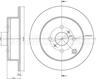 Fri.Tech. BD1153 - Kočioni disk www.molydon.hr