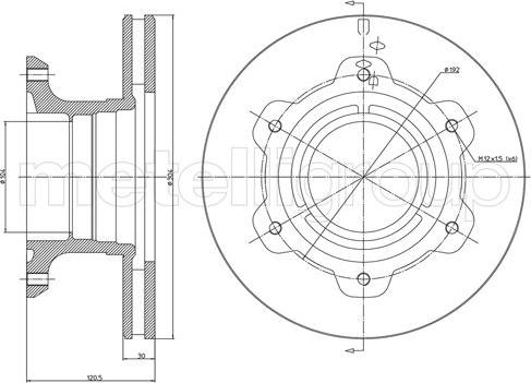 BENDIX 567769B - Kočioni disk www.molydon.hr