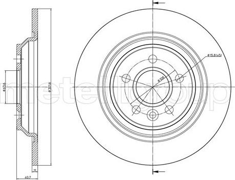 Fri.Tech. BD1186 - Kočioni disk www.molydon.hr