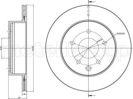 Fri.Tech. BD1139 - Kočioni disk www.molydon.hr