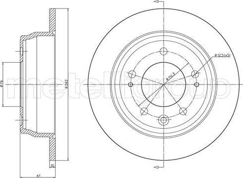 Fri.Tech. BD1179 - Kočioni disk www.molydon.hr