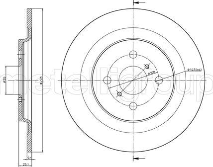 Fri.Tech. BD1174 - Kočioni disk www.molydon.hr