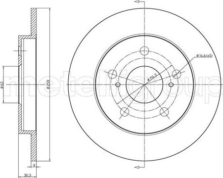 Fri.Tech. BD1177 - Kočioni disk www.molydon.hr