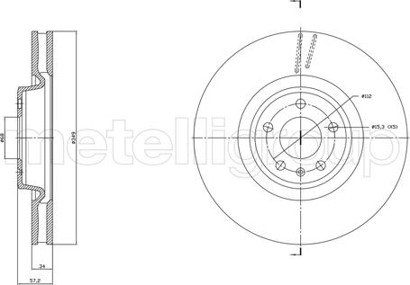 Fri.Tech. BD1865 - Kočioni disk www.molydon.hr