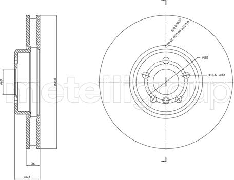 Fri.Tech. BD1867 - Kočioni disk www.molydon.hr