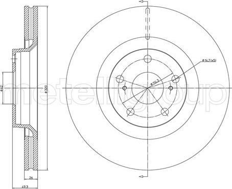 Fri.Tech. BD1390 - Kočioni disk www.molydon.hr