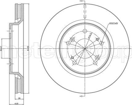 Fri.Tech. BD1349 - Kočioni disk www.molydon.hr