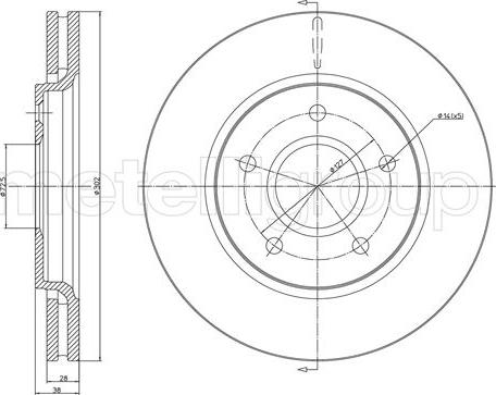 Fri.Tech. BD1344 - Kočioni disk www.molydon.hr