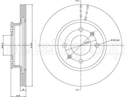 Fri.Tech. BD1355 - Kočioni disk www.molydon.hr