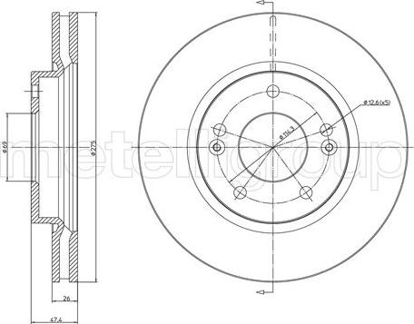 Fri.Tech. BD1351 - Kočioni disk www.molydon.hr