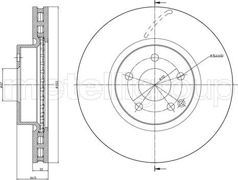 Fri.Tech. BD1364 - Kočioni disk www.molydon.hr