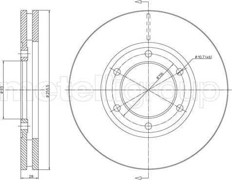 Fri.Tech. BD1363 - Kočioni disk www.molydon.hr