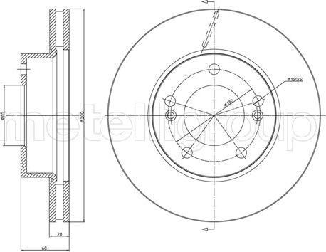 Fri.Tech. BD1314 - Kočioni disk www.molydon.hr