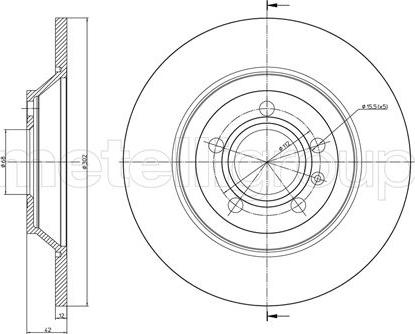 Fri.Tech. BD1318 - Kočioni disk www.molydon.hr