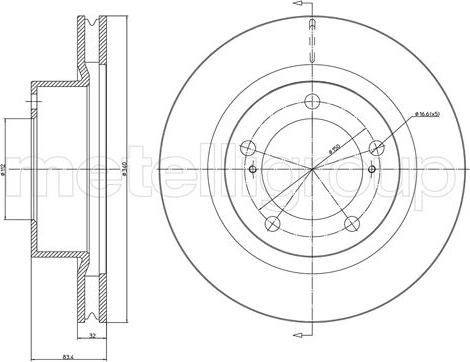 Fri.Tech. BD1388 - Kočioni disk www.molydon.hr