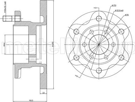 Fri.Tech. BD1332 - Kočioni disk www.molydon.hr