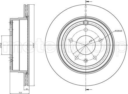 Fri.Tech. BD1320 - Kočioni disk www.molydon.hr