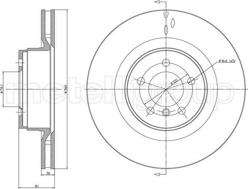 Fri.Tech. BD1379 - Kočioni disk www.molydon.hr