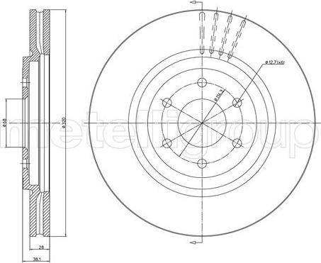 Fri.Tech. BD1373 - Kočioni disk www.molydon.hr