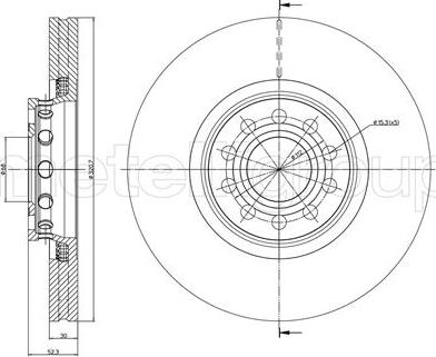 Blue Print ADV1843110 - Kočioni disk www.molydon.hr